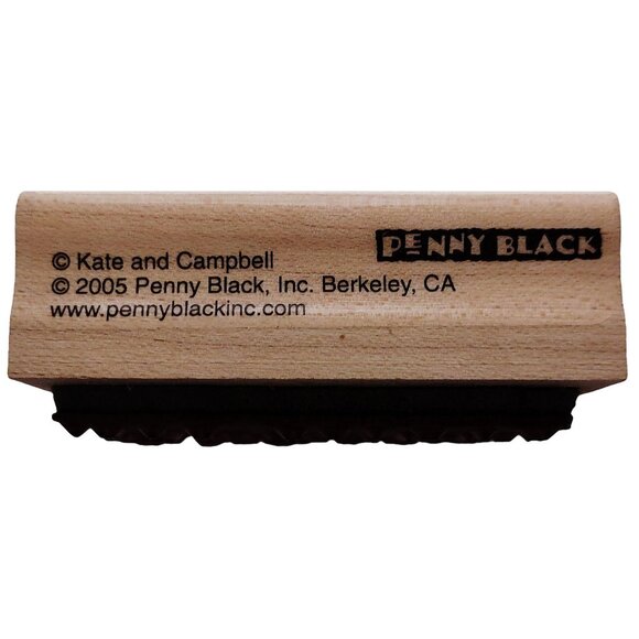 Wood Rubber Stamp Babies Quote By Don Herald By Penny Black - Picture 4 of 6